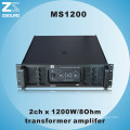 MS1200 2CH X 1200W / 8 Ohm professioneller Verstärker